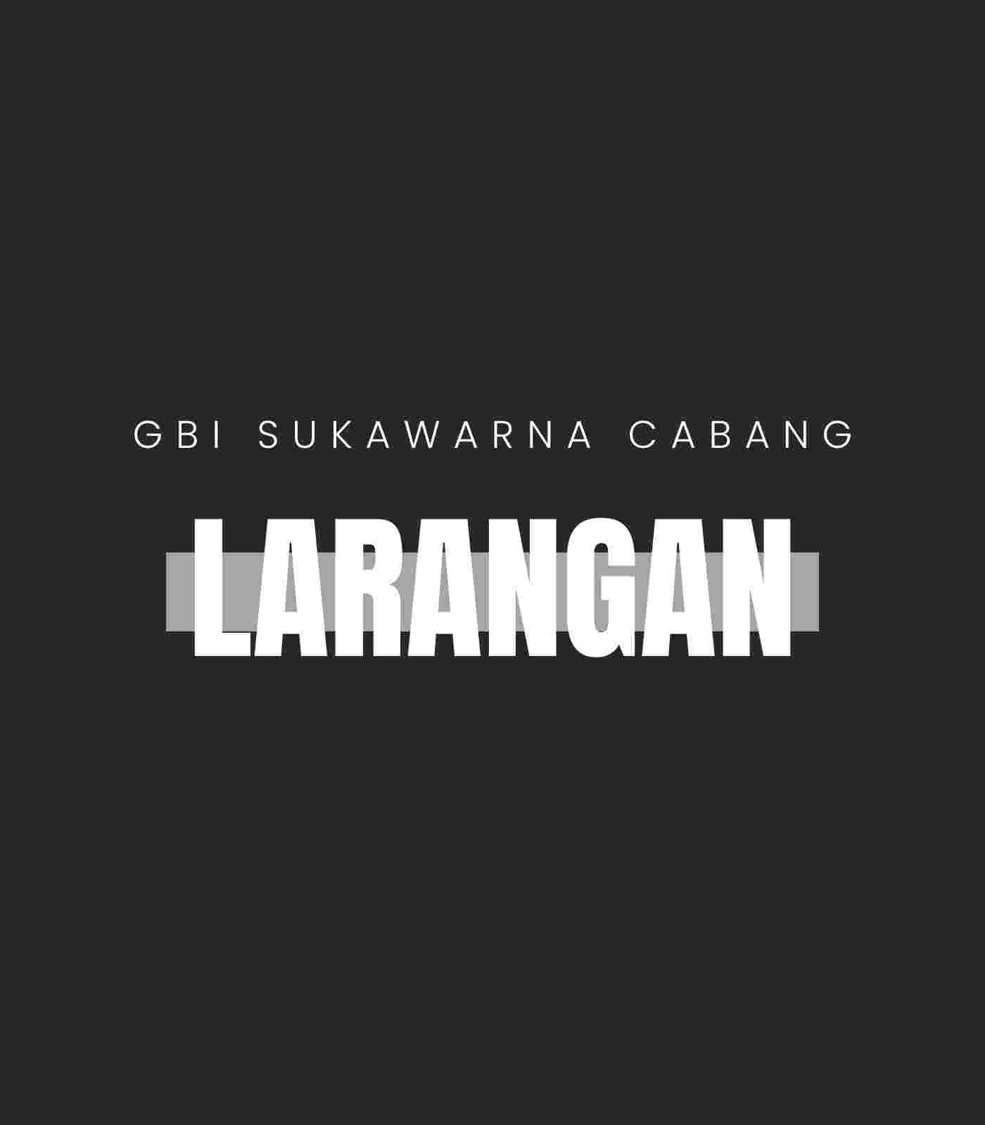 LARANGAN Schedule