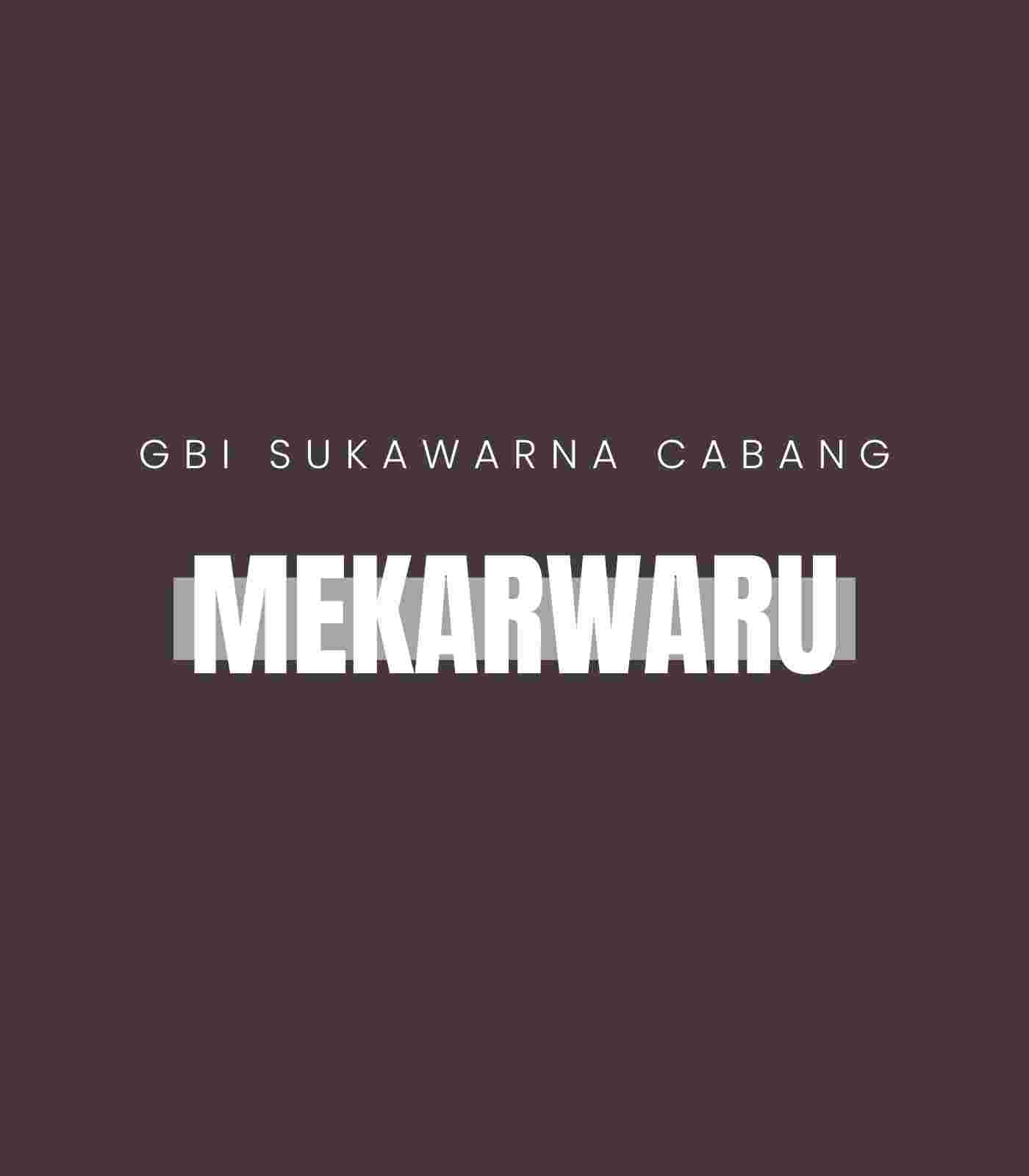 MEKARWARU Schedule