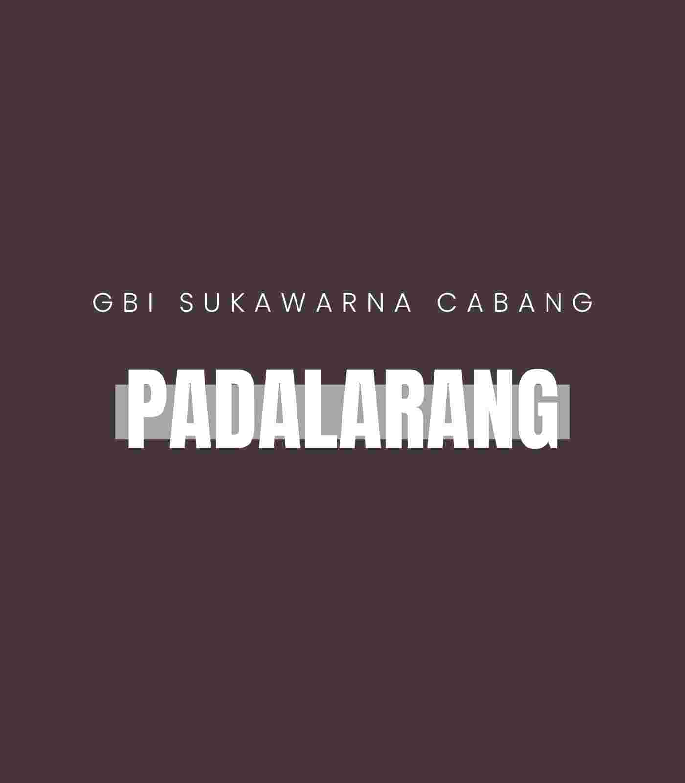 PADALARANG Schedule